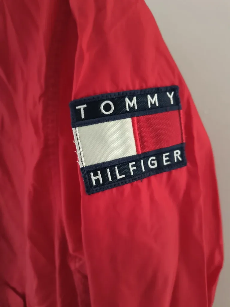 Tommy Hilfiger Red Windbreaker Jacket 2000s? image indicator(2)
