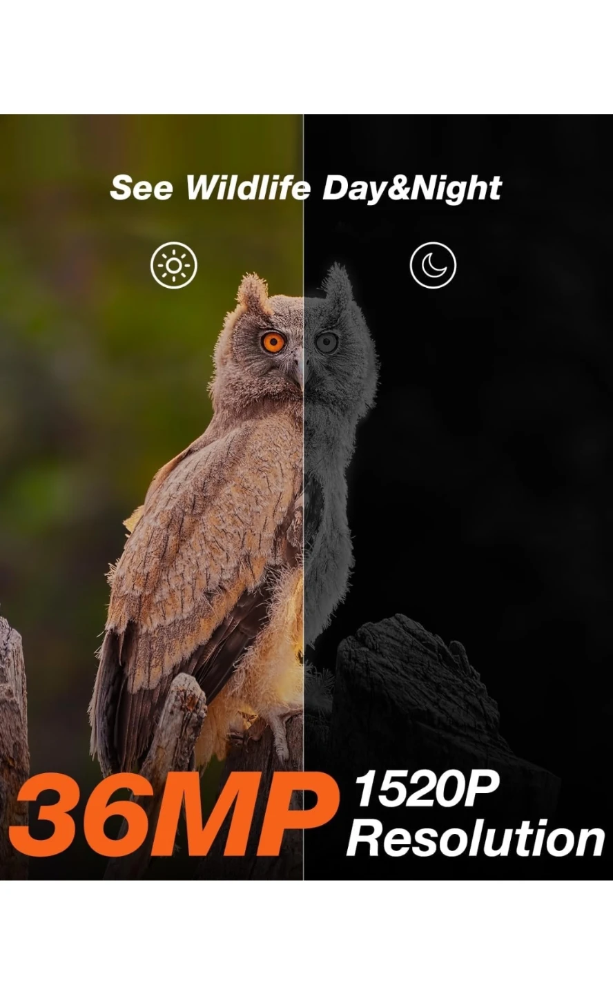 New iZEEKER Trail Camera 2.7K/1520P 30fps 36MP - photo 4