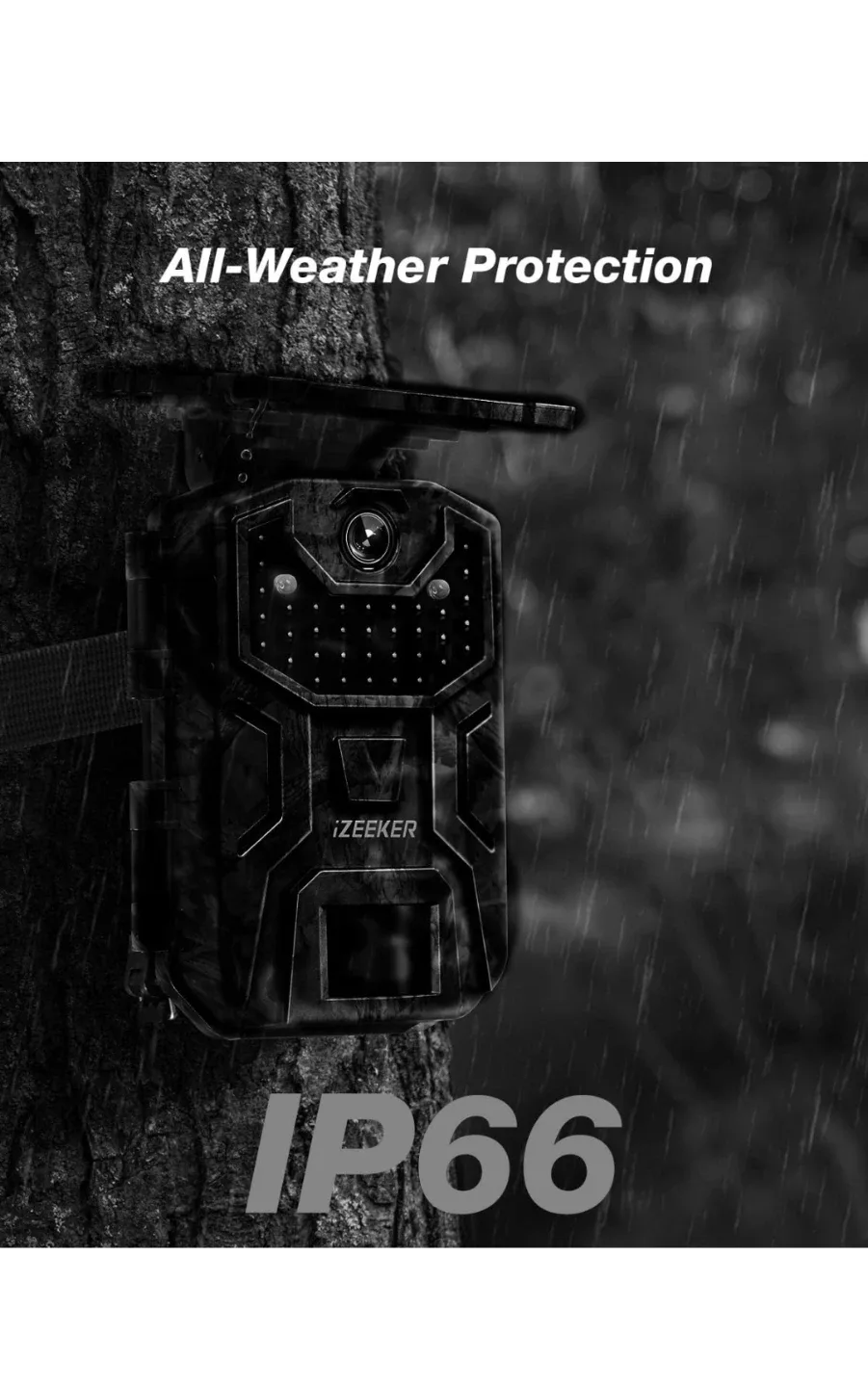 New iZEEKER Trail Camera 2.7K/1520P 30fps 36MP image indicator(6)