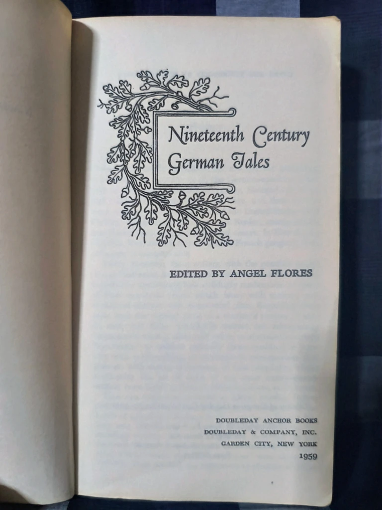 Nineteenth Century German Tales Edited by Angel Flores - photo 5