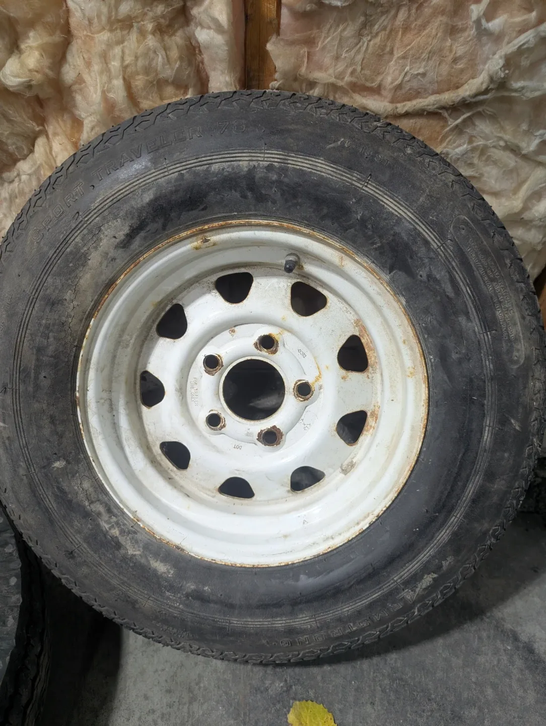 (2)-13 Inch Trailer Tire Rims T13x4.5 image indicator(2)