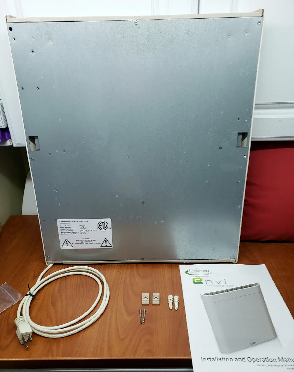 Envi 450 Watt Wall Mounted Whole Room Heater image indicator(2)