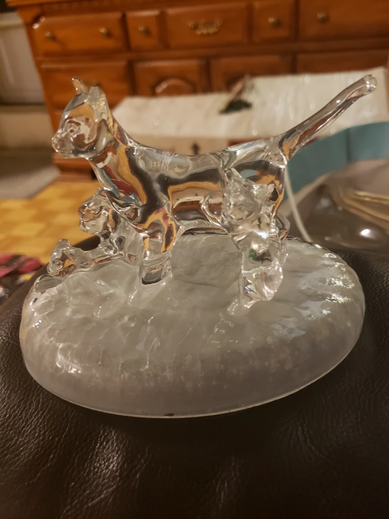 Crystal Cat Figurine🥇 - photo 2