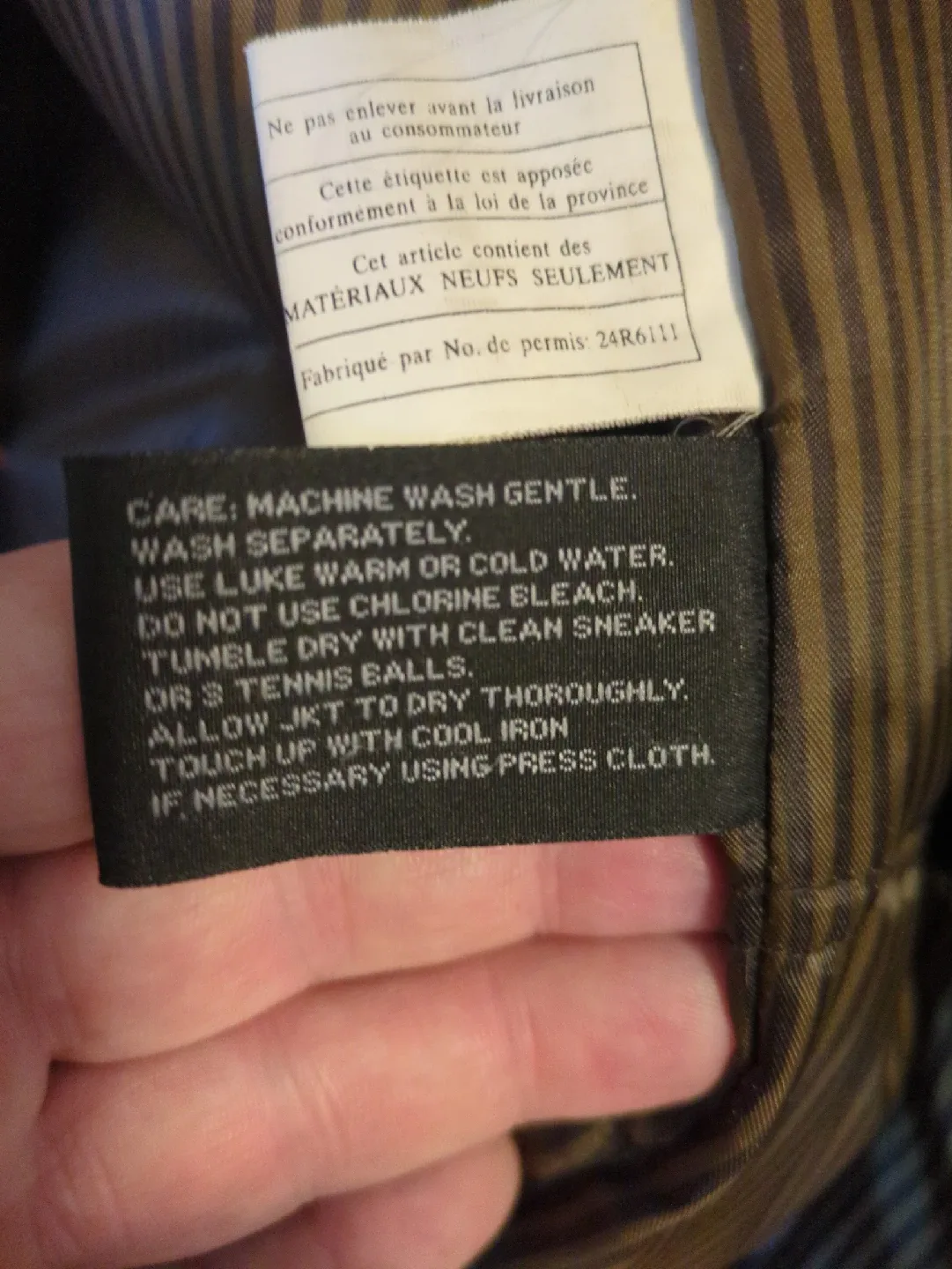 Claiborne downfill XL men's coat image indicator(6)