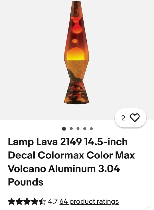 Lava Lamp 2149 14.5-inch Decal Colormax Volcano Lamp image indicator(3)