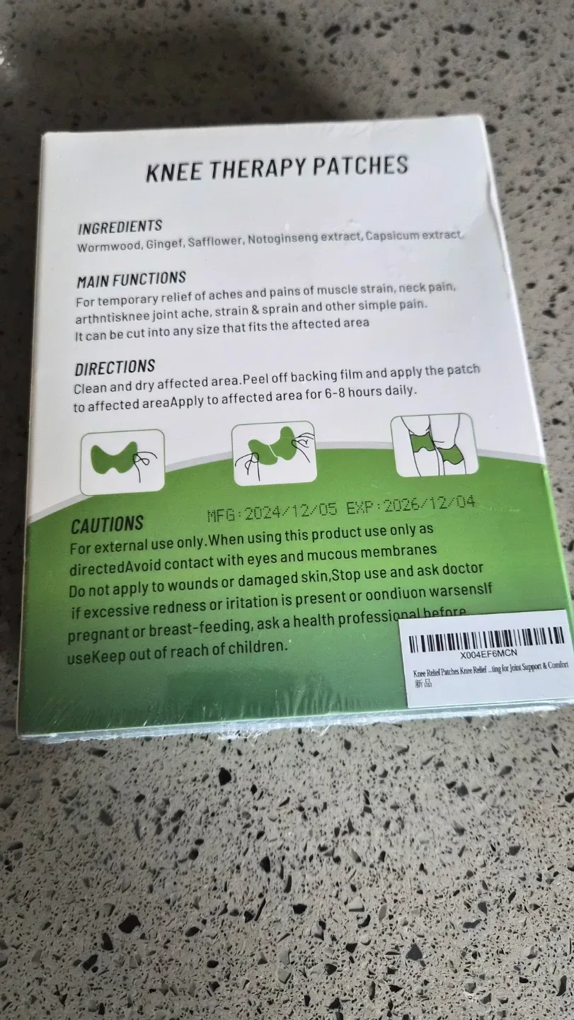 DEPOVTE Knee Patches, 42pcs, Knee Relief image indicator(2)