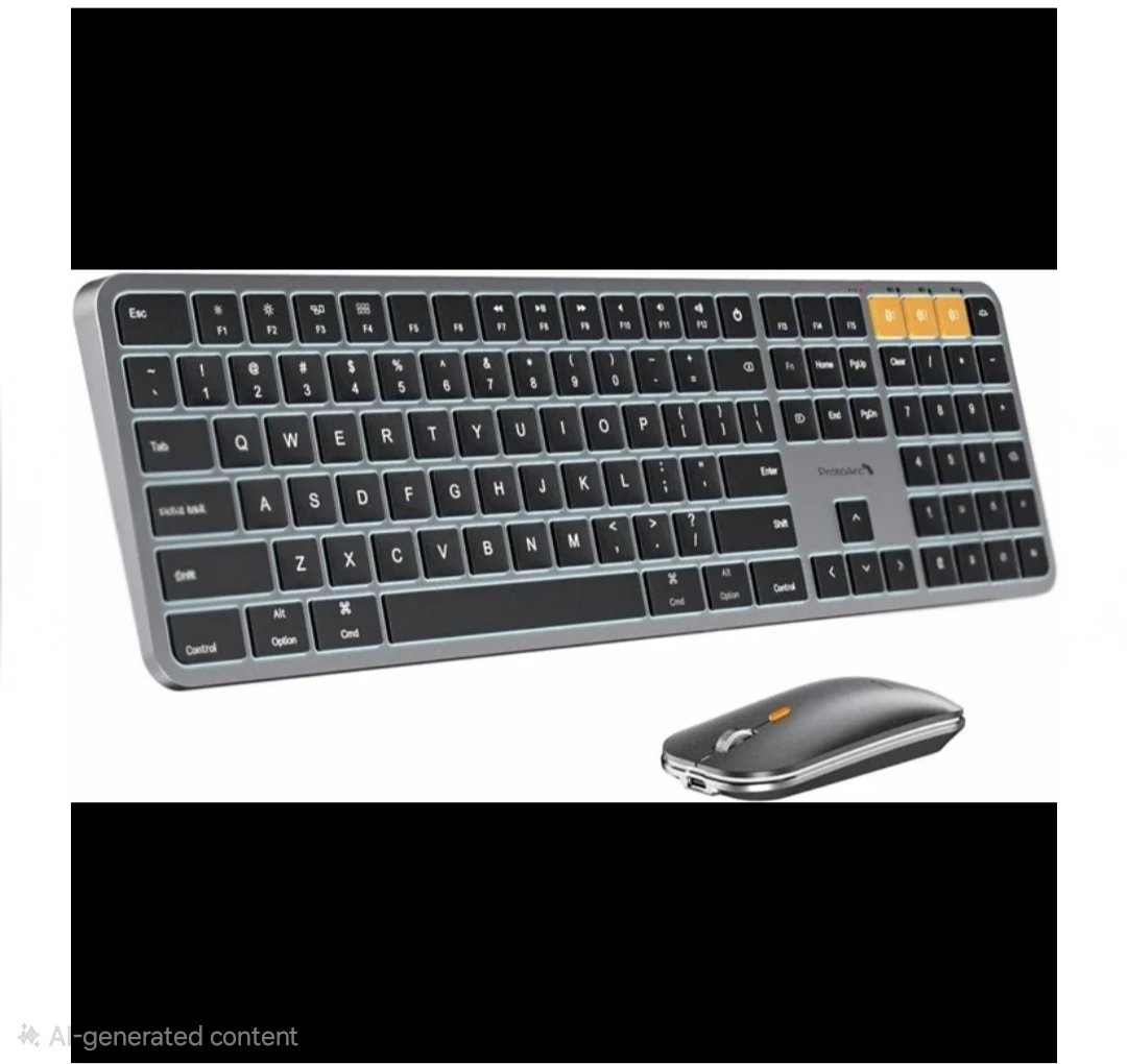 New ProtoArc Backlit Bluetooth Keyboard and Mouse Combo