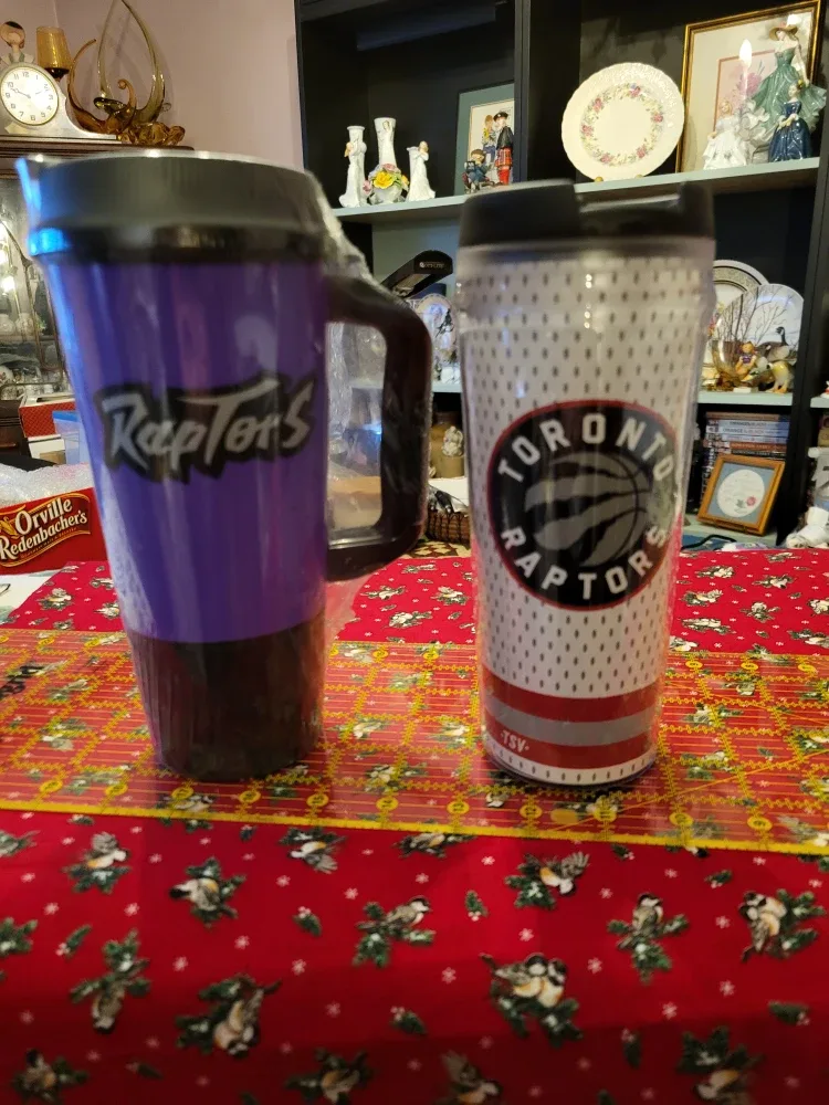 Toronto Raptors "Hot and Cold" Travel Mugs - New! image indicator(2)