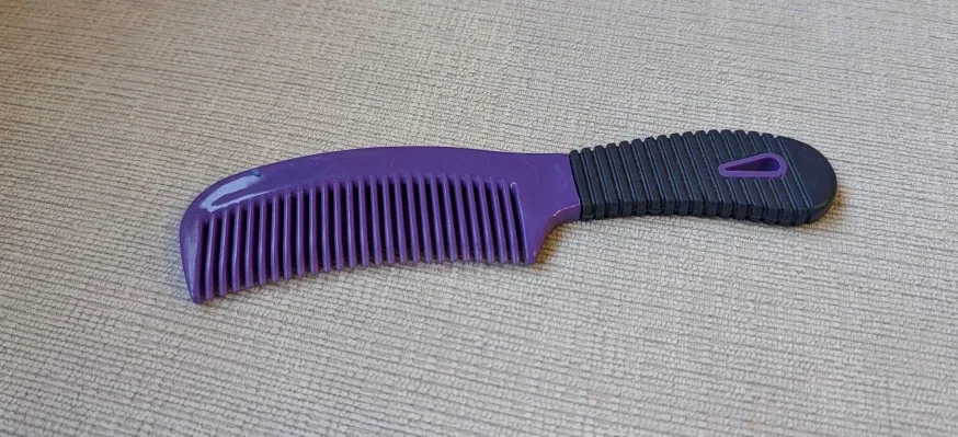 Purple Hair Comb