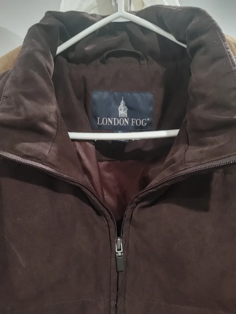 🧡BRAND NEW DARK BROWN LONDON FOG DOWN FILLED JACKET SIZE XL image indicator(2)