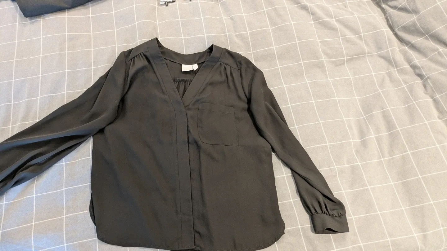 ASOS Black Blouse - Size 6