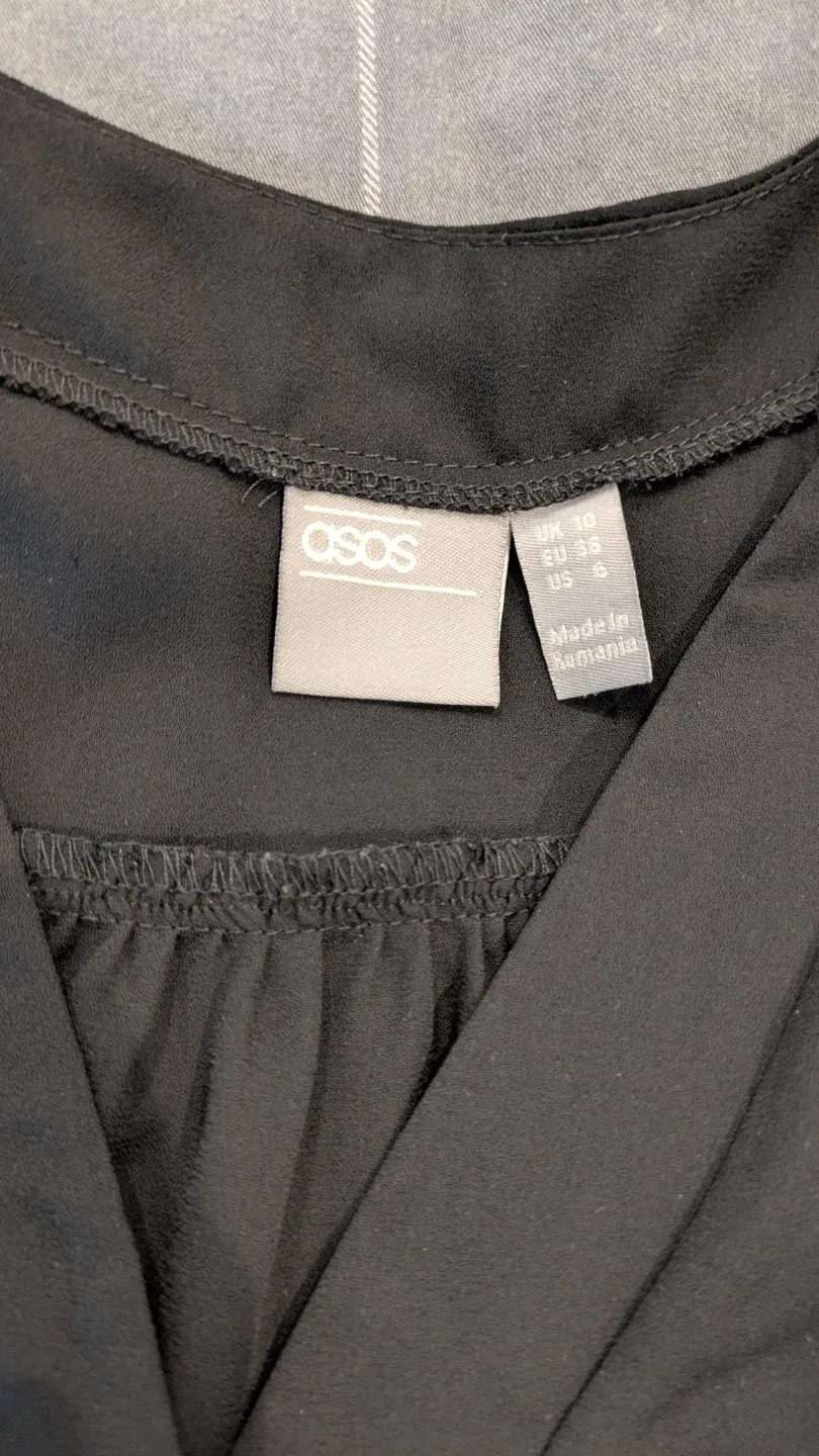 ASOS Black Blouse - Size 6 image indicator(2)