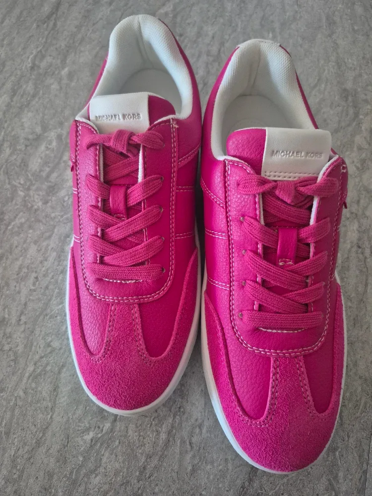 Michael Kors Pink & White Sneakers