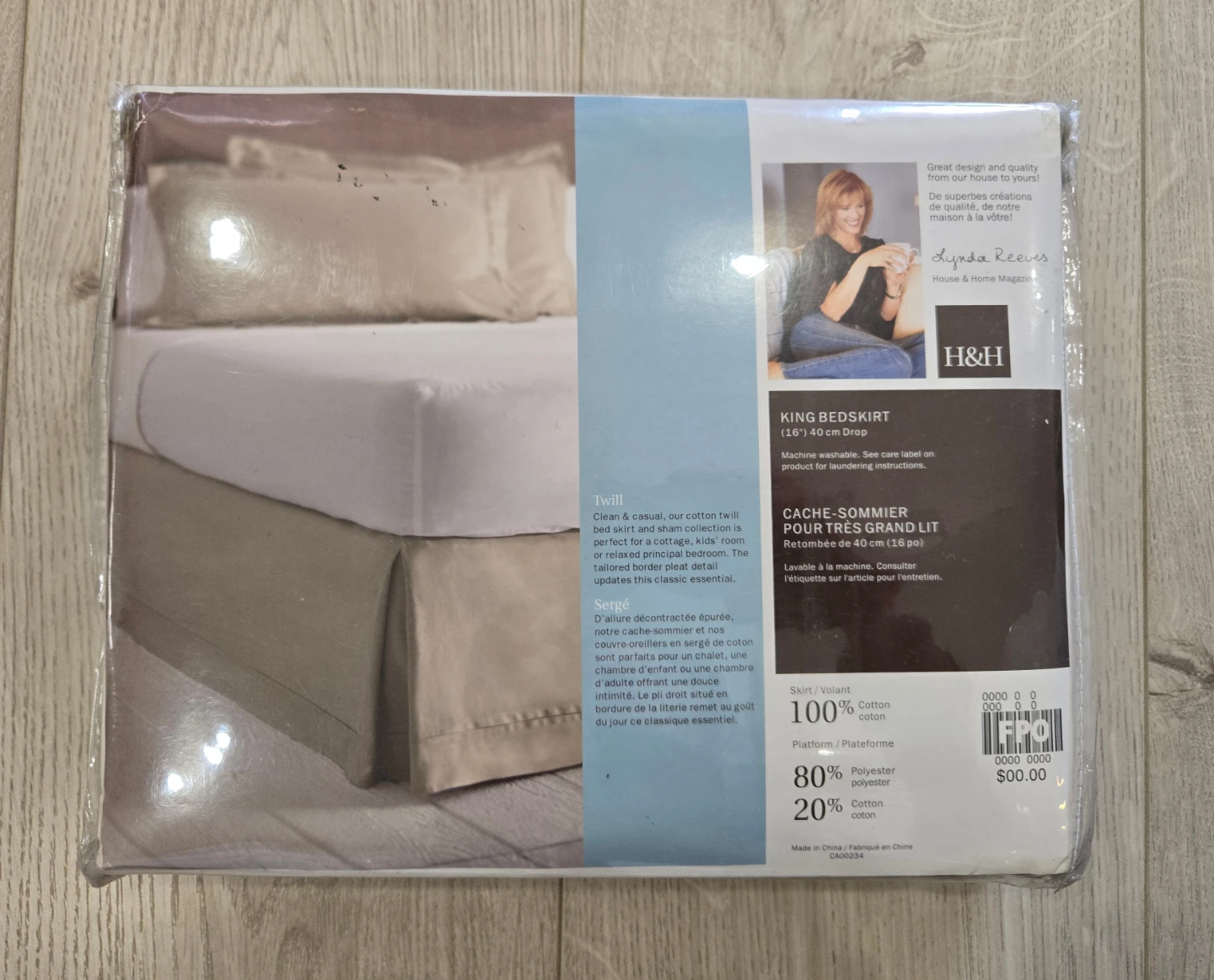 Bedskirt, King sized, BNIB