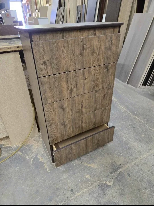 Natural Wood 6-Drawer Chest Dresser image indicator(6)