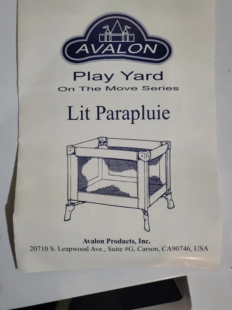(Playpen) Avalon Play Yard Lit Parapluie