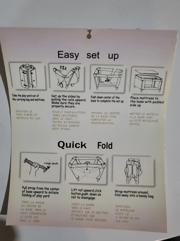 (Playpen) Avalon Play Yard Lit Parapluie image indicator(2)