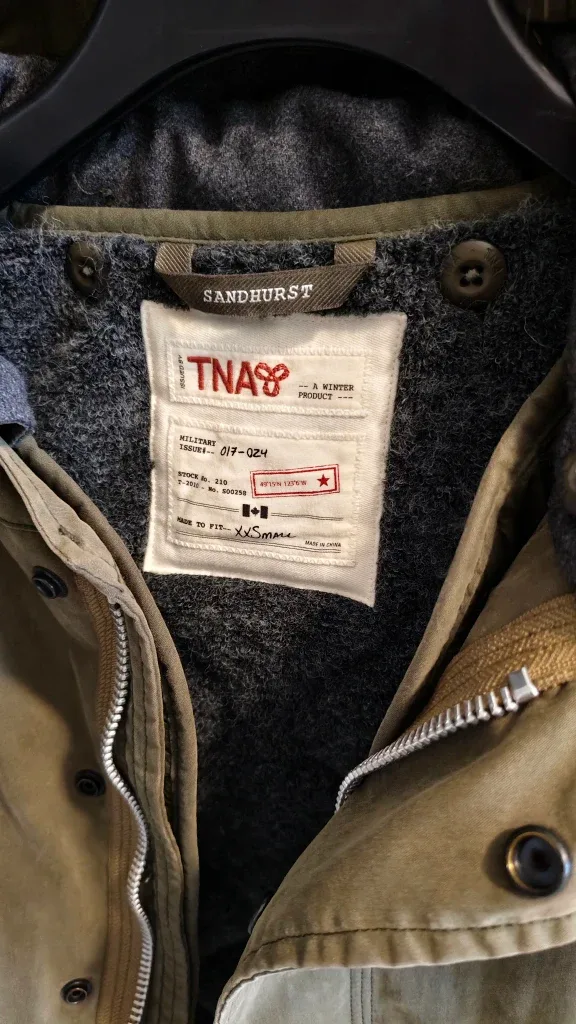 TNA Sandhurst Military Issues two in one Parka image indicator(2)