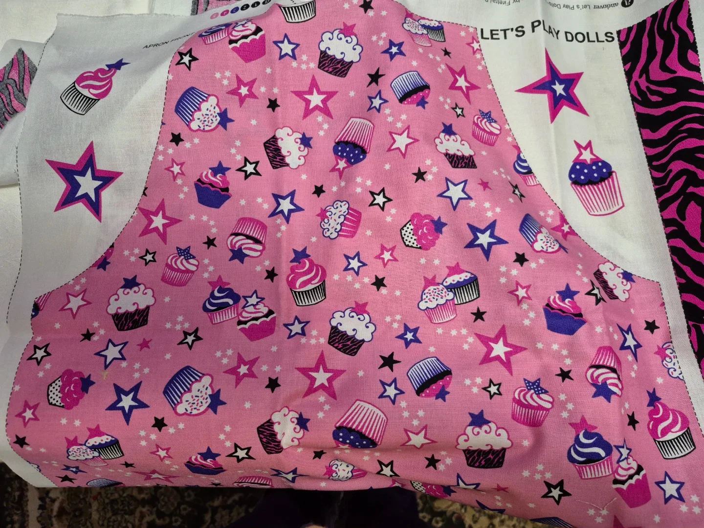 Let's Party: Sweet as Cupcakes Apron Panel