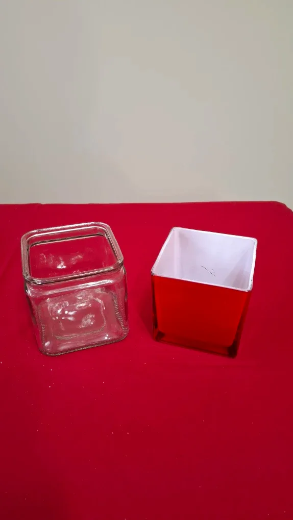Square Glass Vases