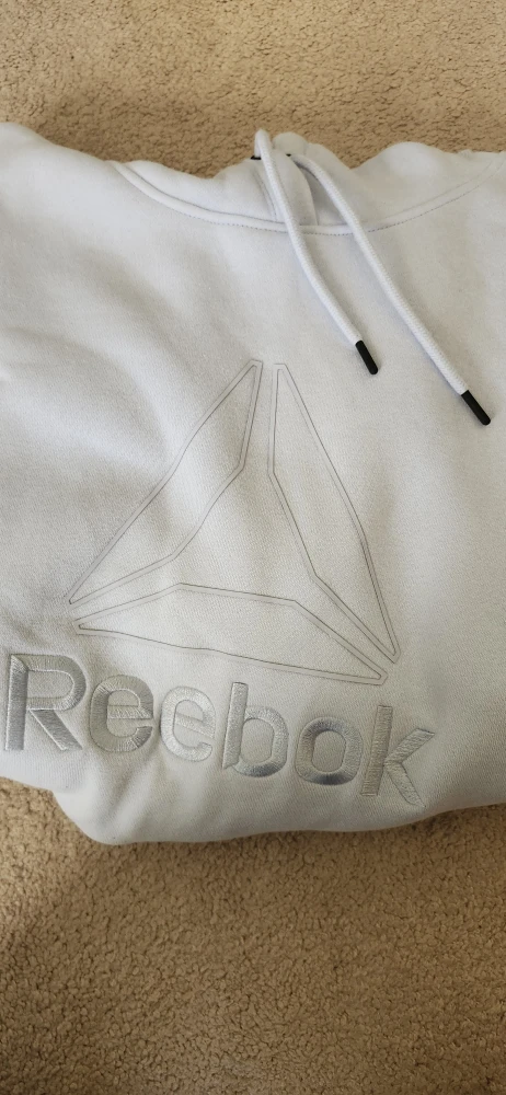 New Reebok Large Logo Hoodie - Halogen Blue XXXL - photo 4