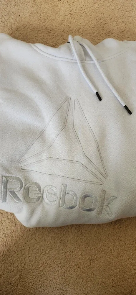 New Reebok Large Logo Hoodie - Halogen Blue XXXL image indicator(4)