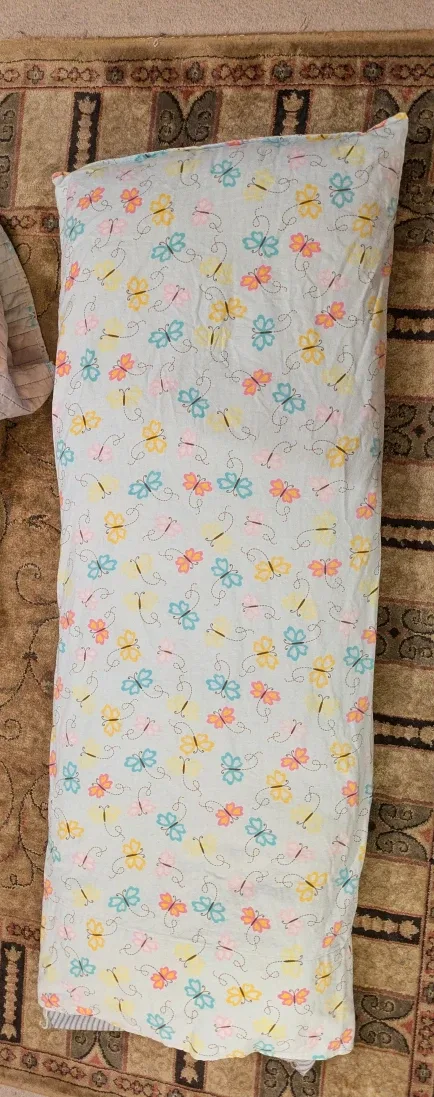 Butterfly Patterned Body Pillow