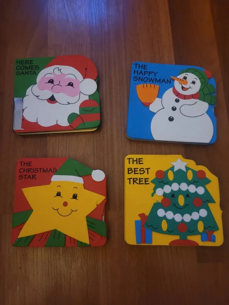 Christmas Foam Books - Set of 4