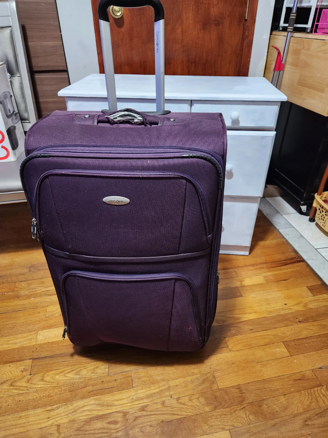 Samsonite Purple Carry-On Suitcase