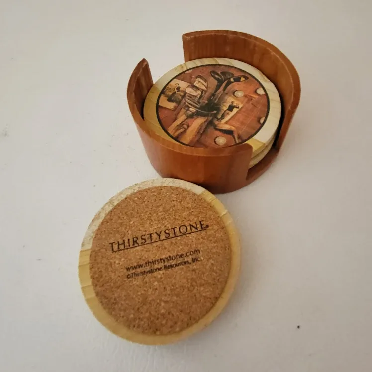 Thirstystone Golf Coasters with Holder image indicator(2)