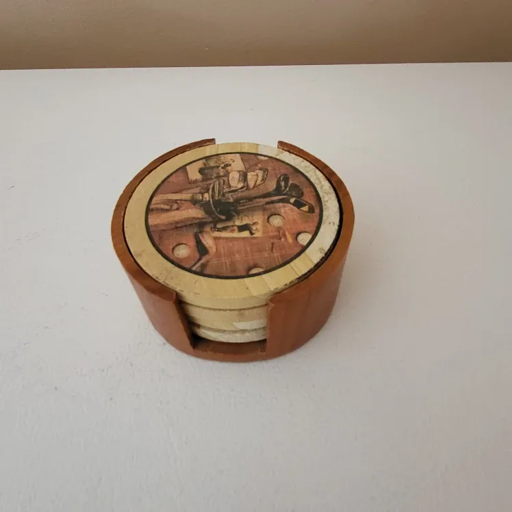 Thirstystone Golf Coasters with Holder image indicator(3)