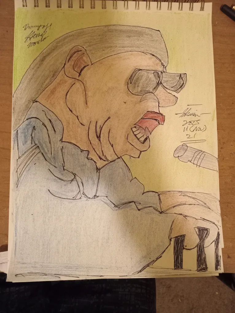 Stewie Wonder Drawing Illustration by custom artist Sherwin image indicator(5)