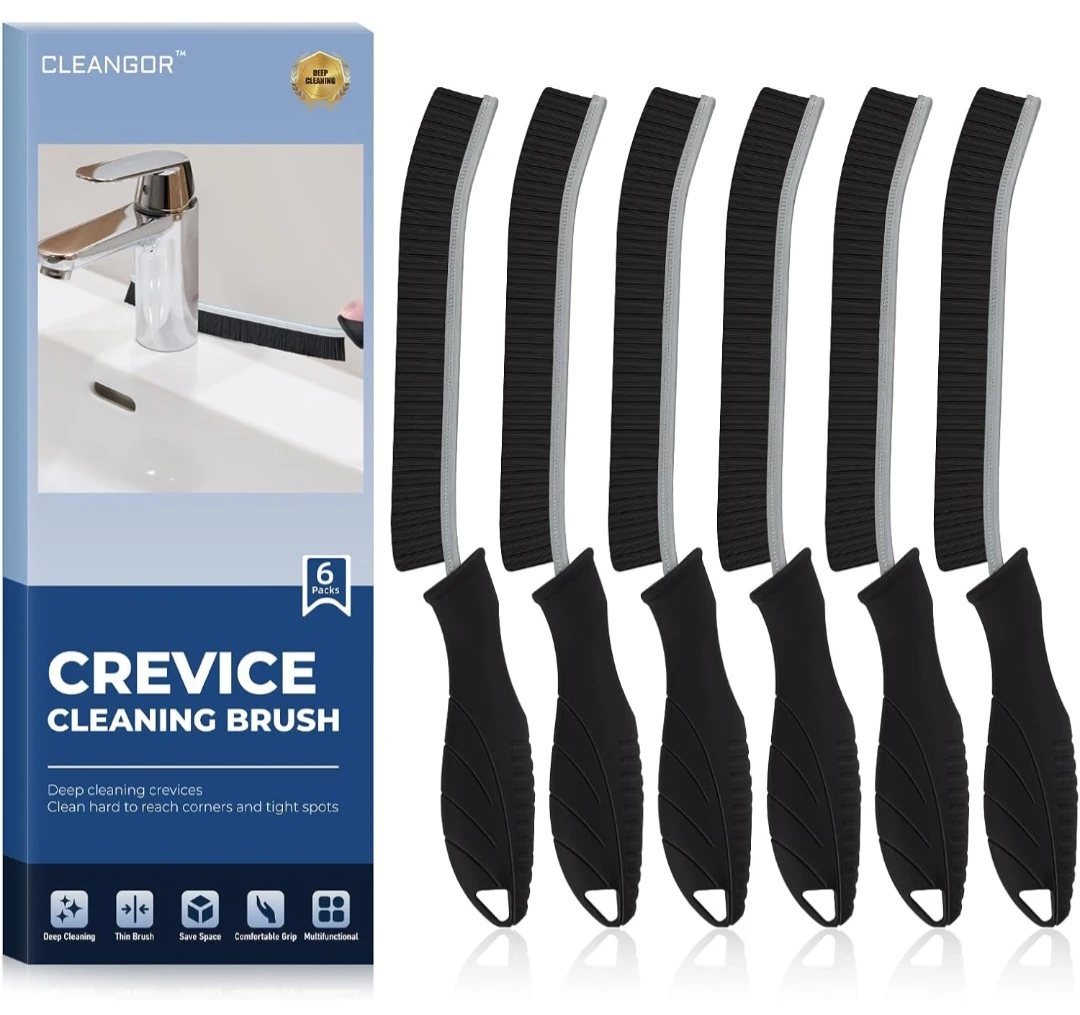 Cleangor Crevice Cleaning Brushes, Cleaner Scrub Brush Tool for