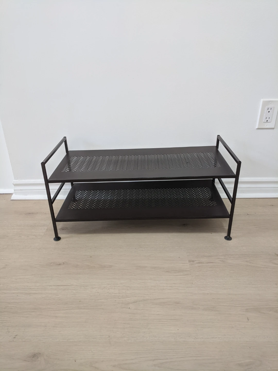 Two-Tier Metal Shelf