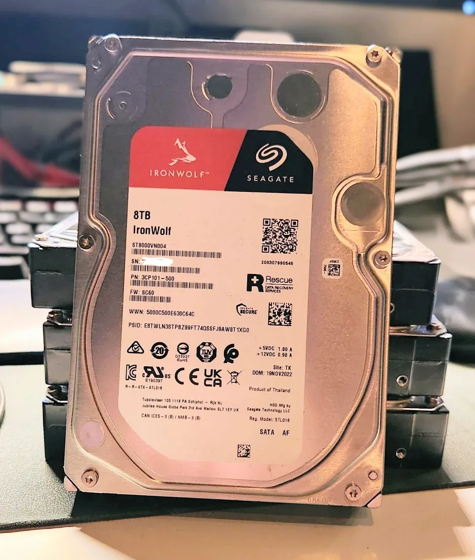 Seagate Ironwolf 8TB HARD DRIVE
