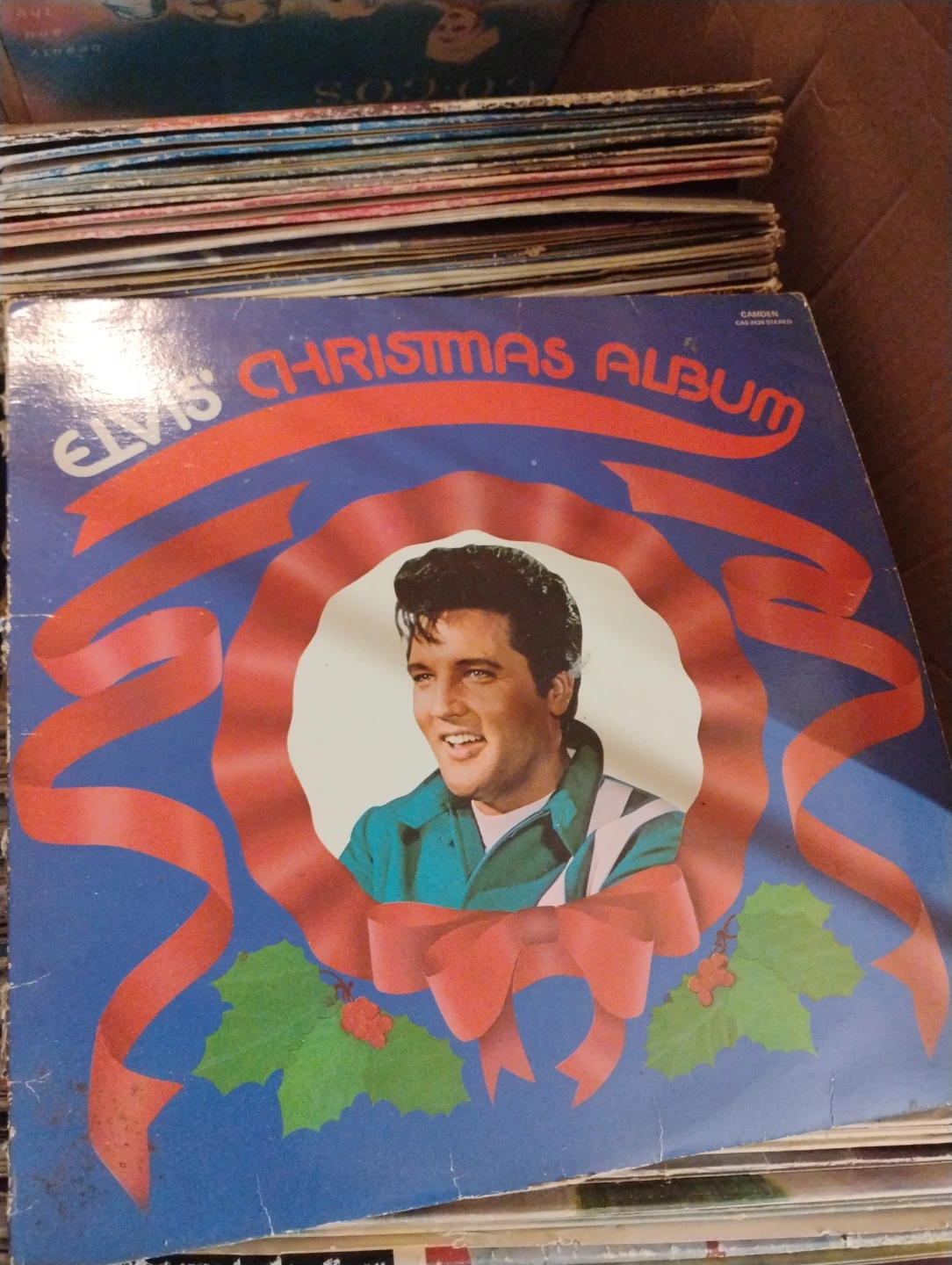 Elvis Christmas Album Vinyl Record