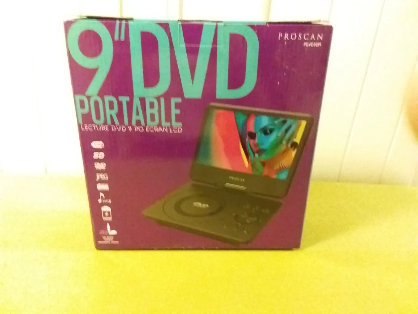 ➡️ Proscan 9" Portable DVD Player 📀 Retails $130.00+Tx