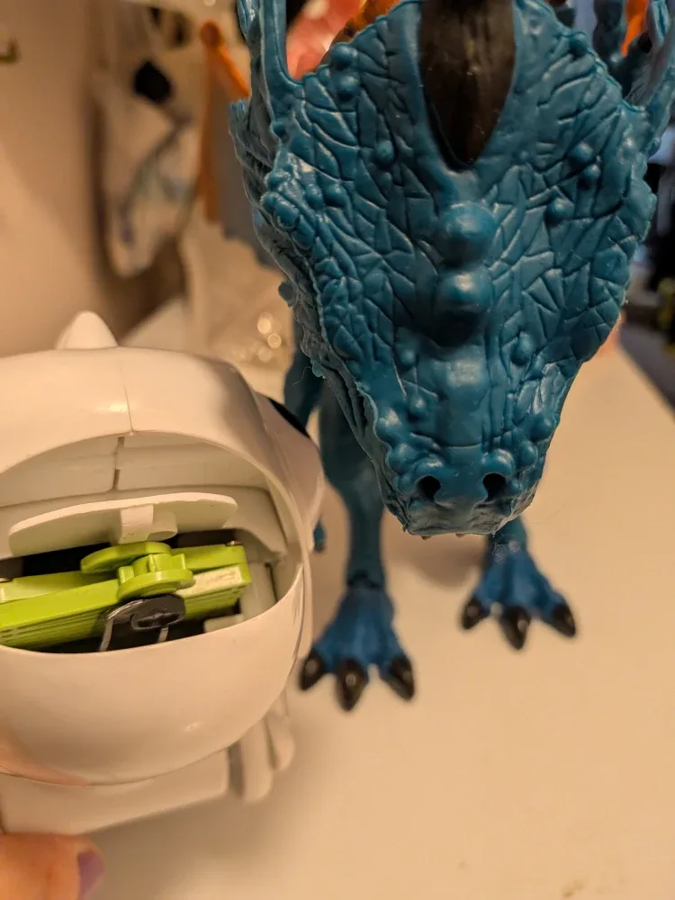 Blue and Orange Dragon Toys - need battery change image indicator(6)