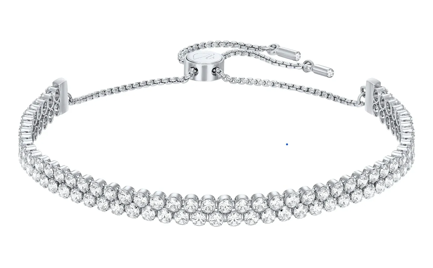 Swarovski Tennis Bracelet, Silver Tone image indicator(3)