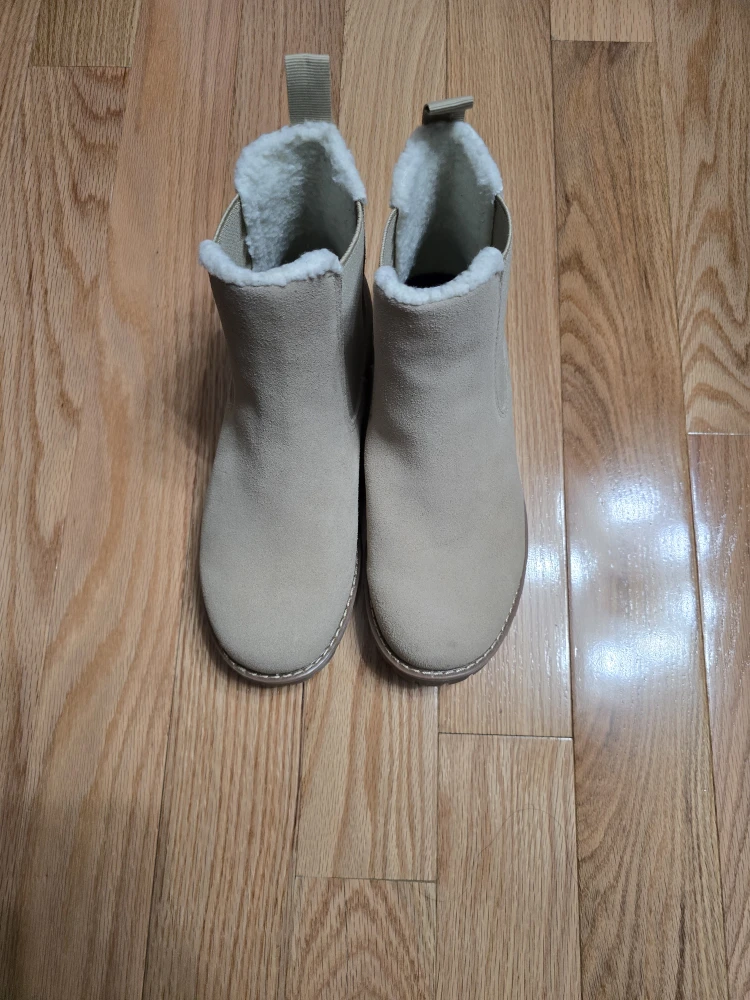 Okaïdi Beige Chelsea Boots, Size 9