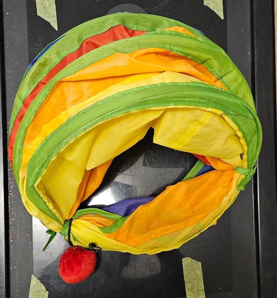 Colorful Cat Tunnel Toy