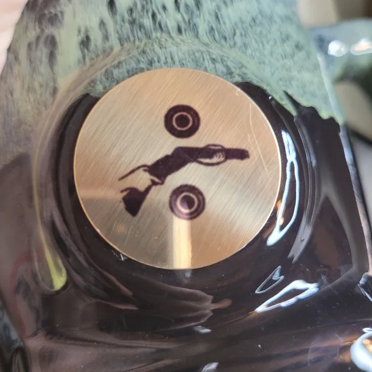 Unique Vintage Canadian Pottery Drip Glaze OverSized Mug.. image indicator(8)