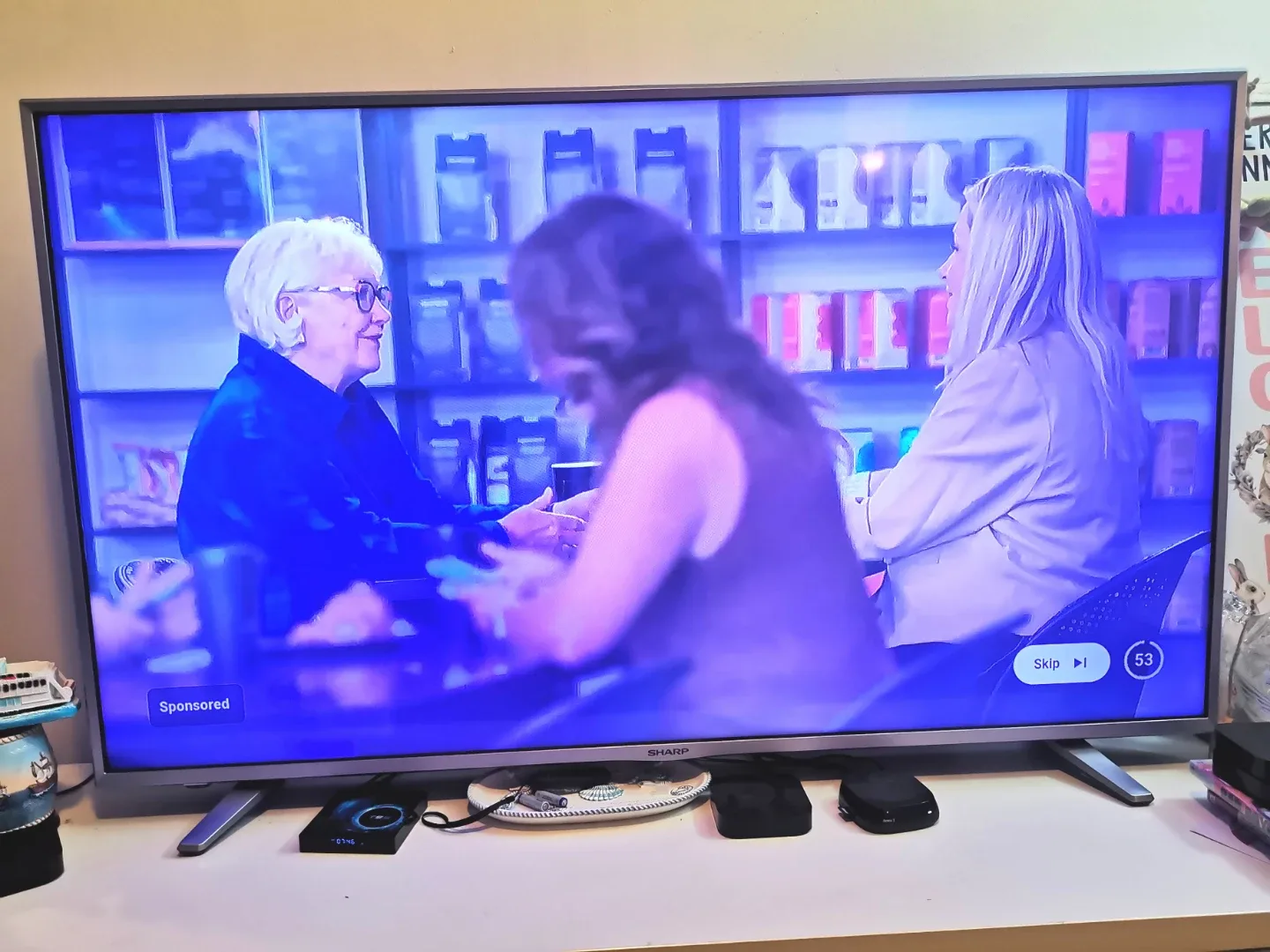 Sharp 55" 4K TV image indicator(5)