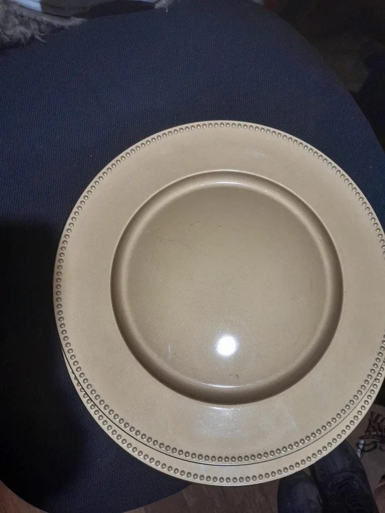 Decorative Charger Plates - Set of 6