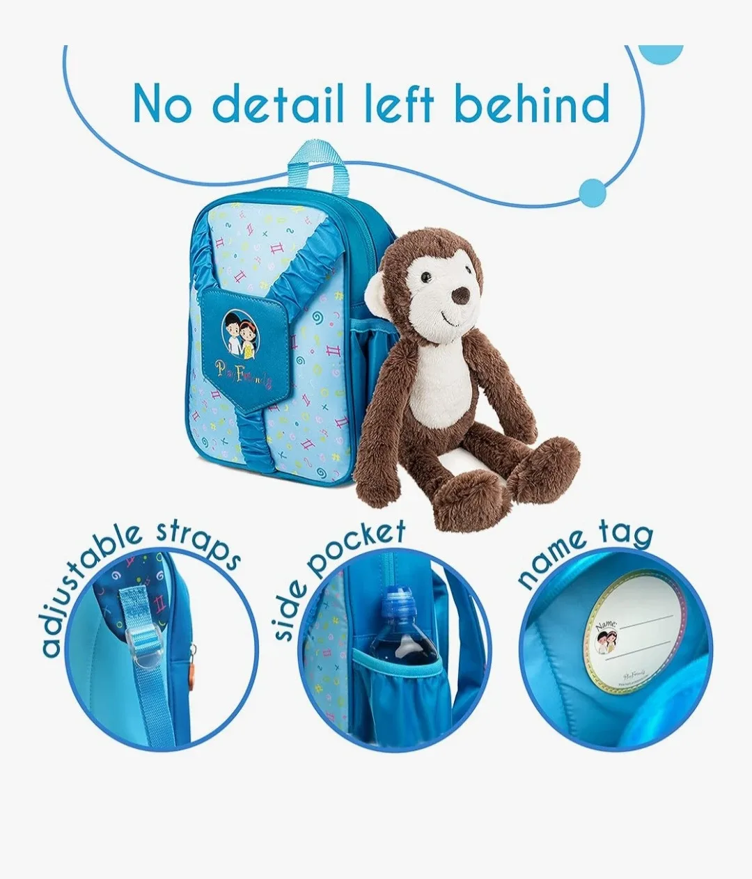 PLAYFRIENDS Animal Preschool Backpack - Small image indicator(2)