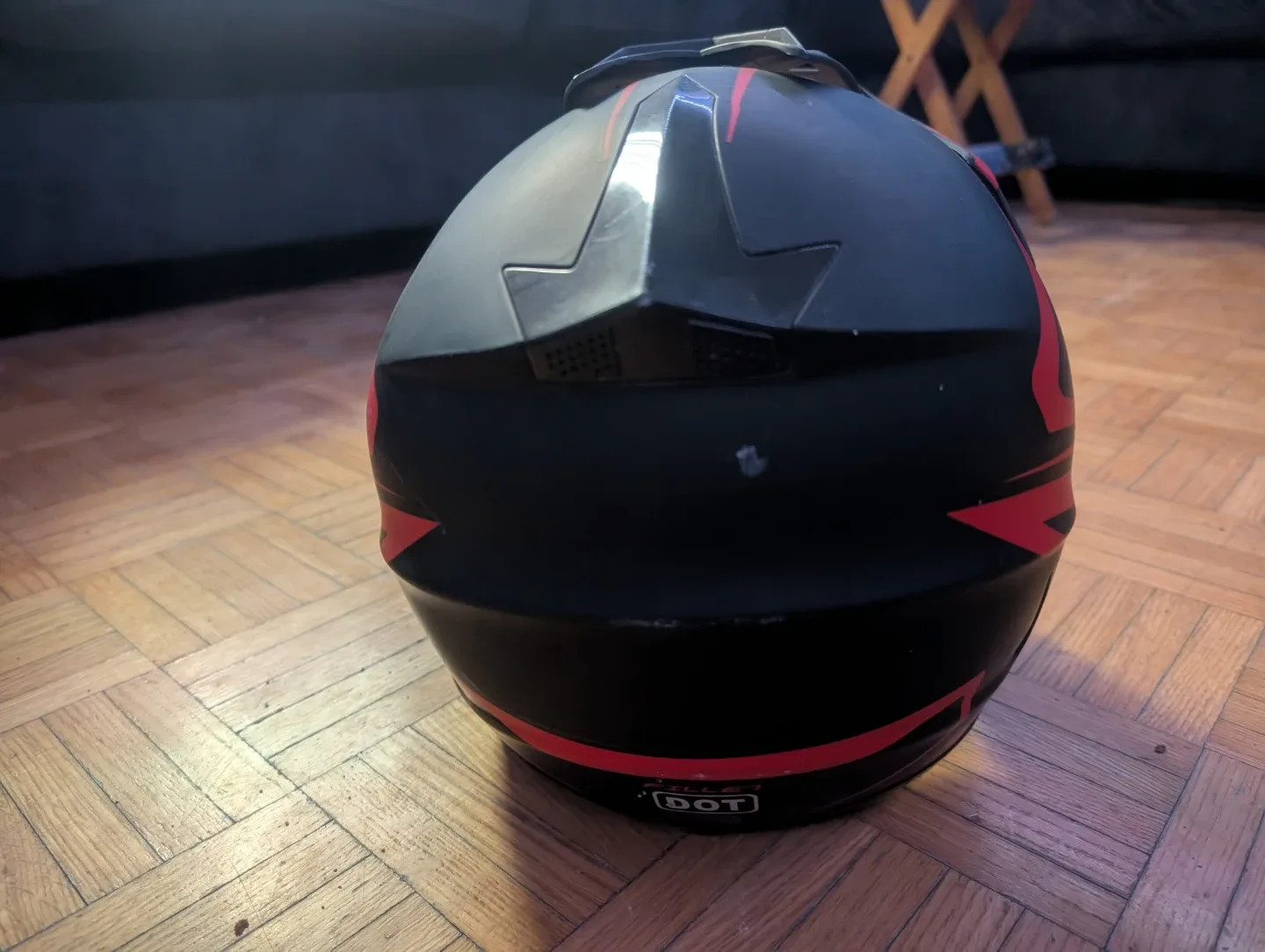 Spark Motocross Helmet - Black & Red image indicator(4)