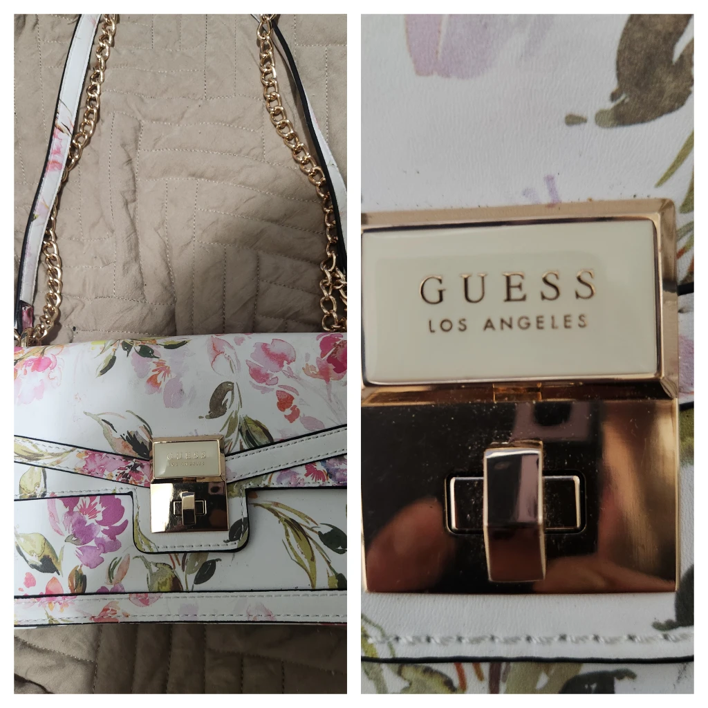 Guess Floral Print Shoulder Bag