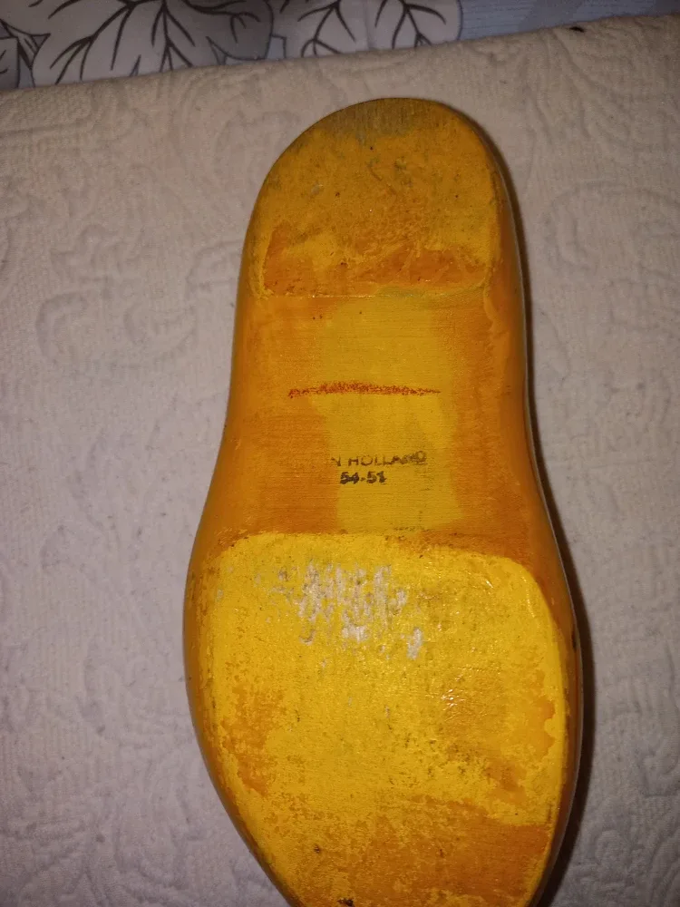 Vintage Heinken Wooden Clog - Made In Holland image indicator(4)