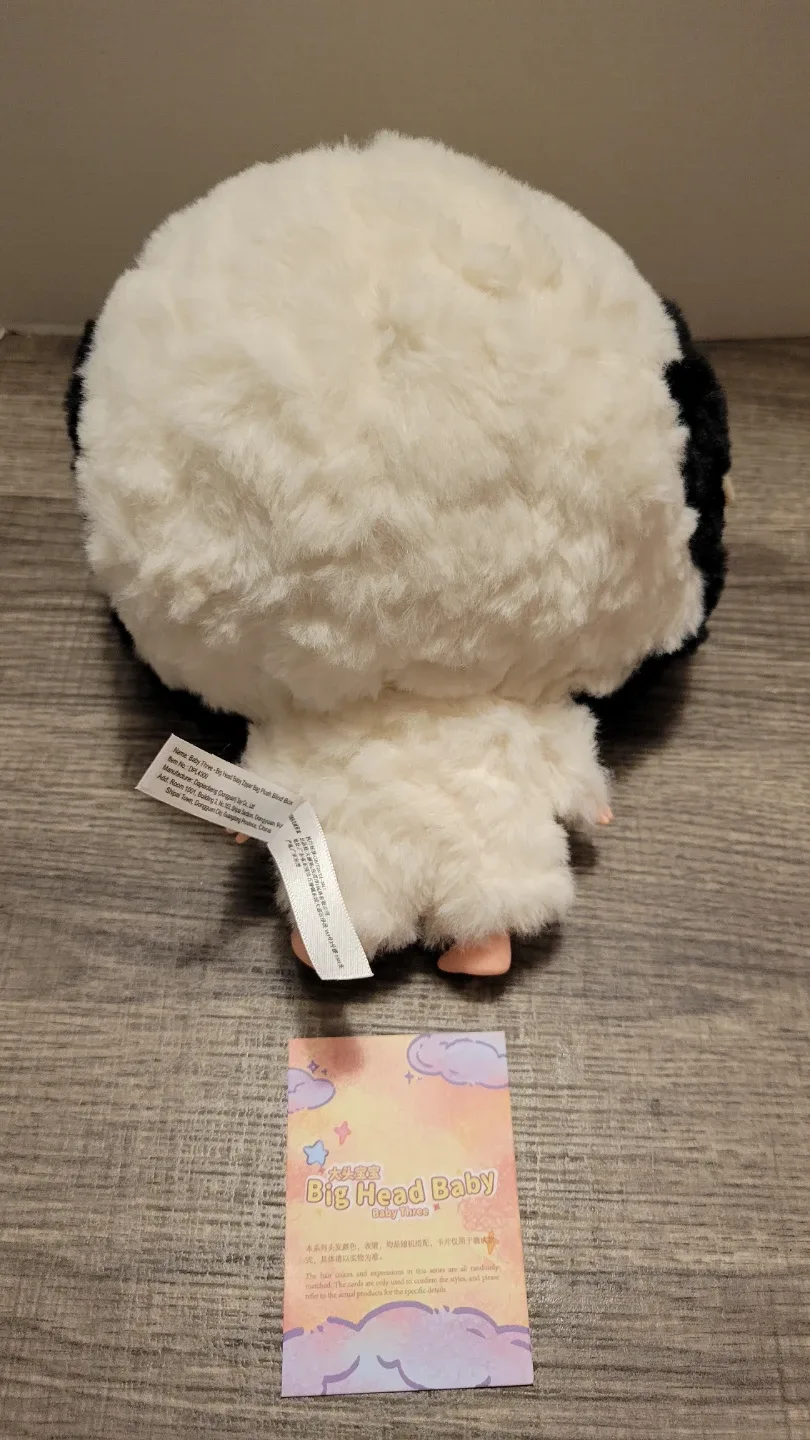 Big Head Baby Baby Three Plush Toy image indicator(4)