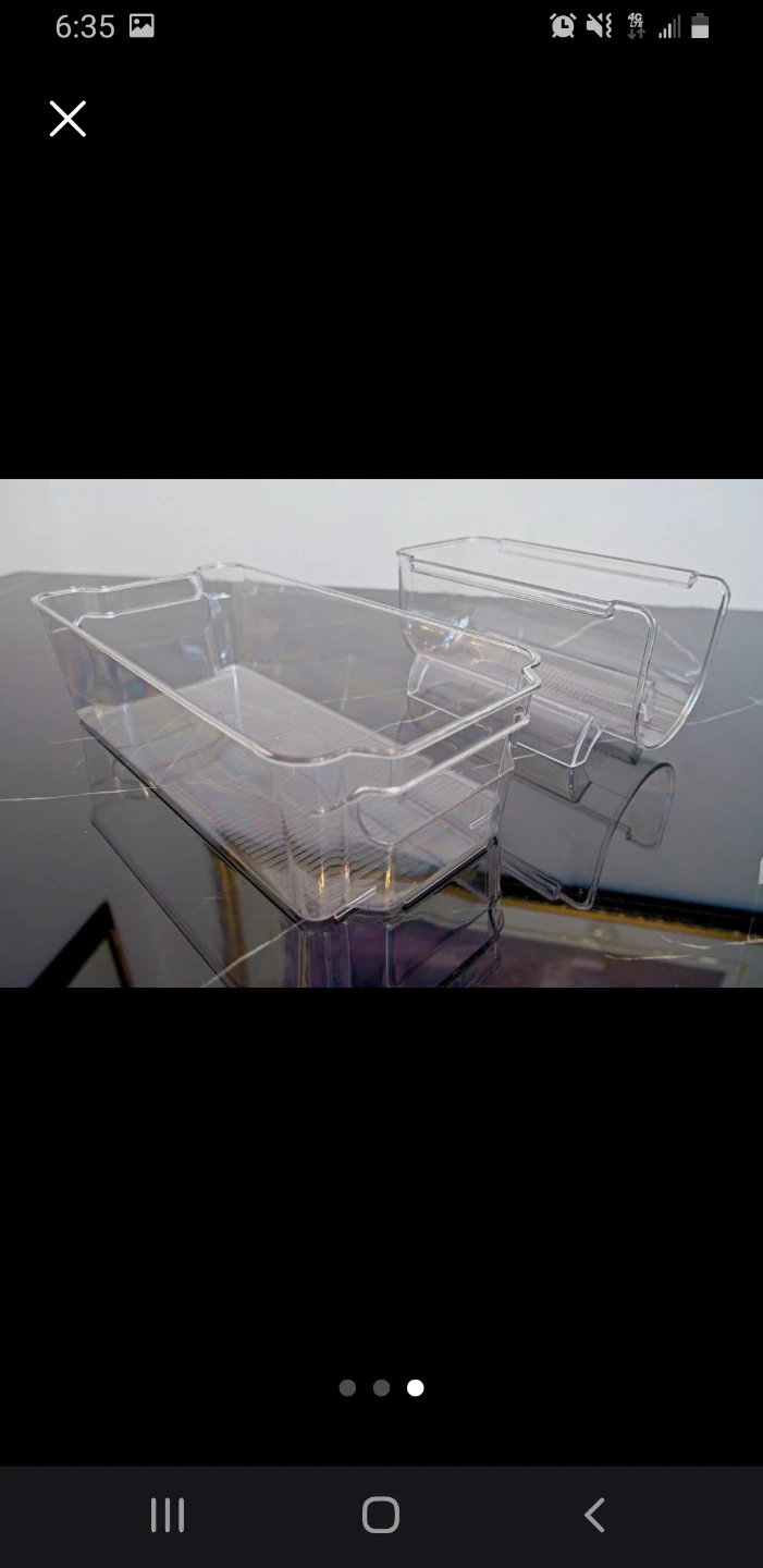 11 Pcs Clear Fridge Organization Bin Set - New - photo 3